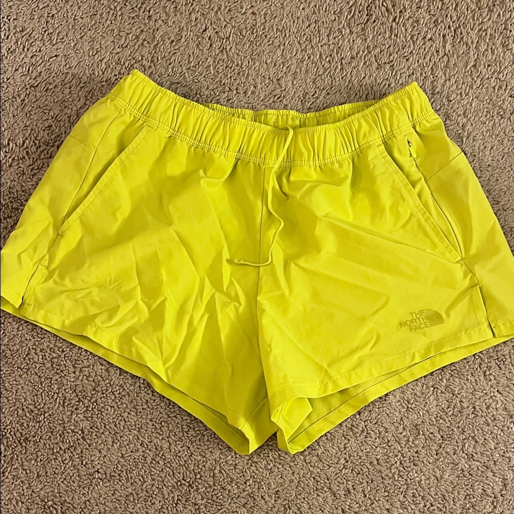 The North Face Women's Vibrant Yellow Athletic Shorts